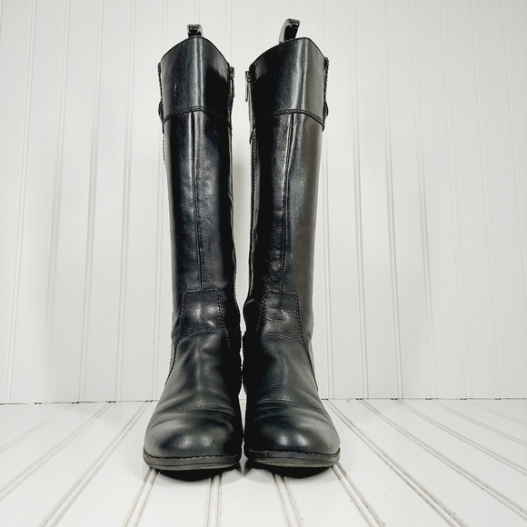 Bandolino Black Heeled Boots - Picture 3 of 12